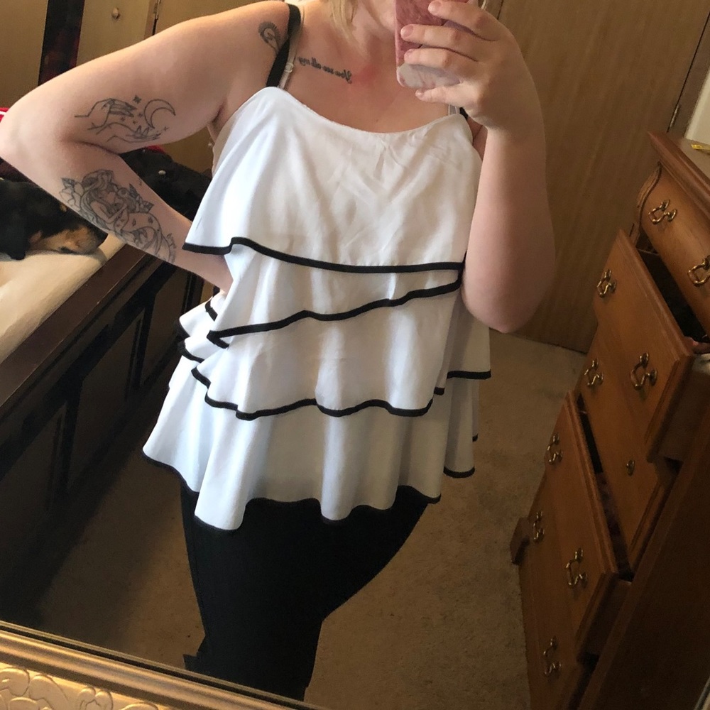 Torrid Ruffle Tank Top Size 1